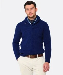 Lambswool Cairn Shawl Jumper -Menswear Specialty Store 0ogU0Igyx9ruZqX4Q0bNAM2yE9OfnviRlN0dHwPQ