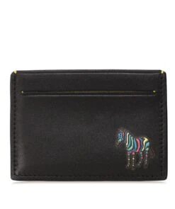 PAUL SMITH Leather Zebra Card Holder