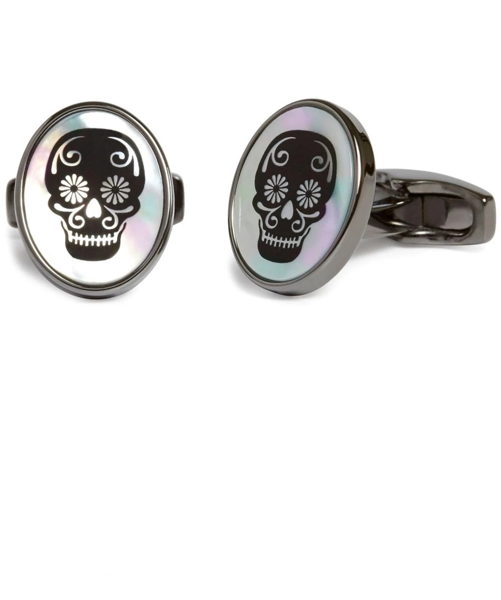 Mother-of-Pearl Skull Cufflinks 3 Mother-of-Pearl Skull Cufflinks