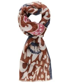 Linen Paisley Scarf