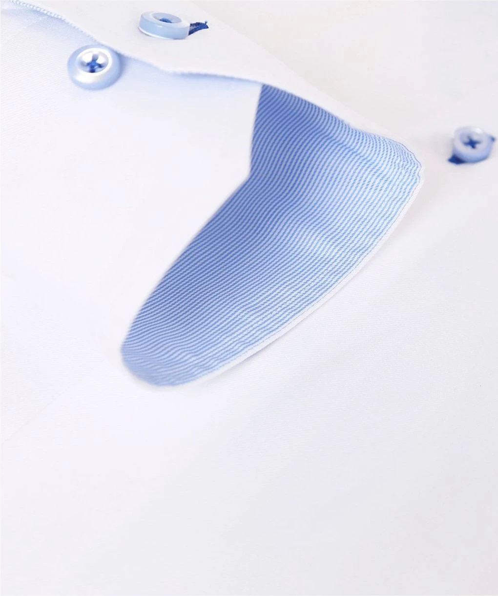 Fitted Body Stripe Trim Shirt 6 Fitted Body Stripe Trim Shirt - Image 4