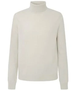 Hackett Merino Cashmere Roll Neck Jumper