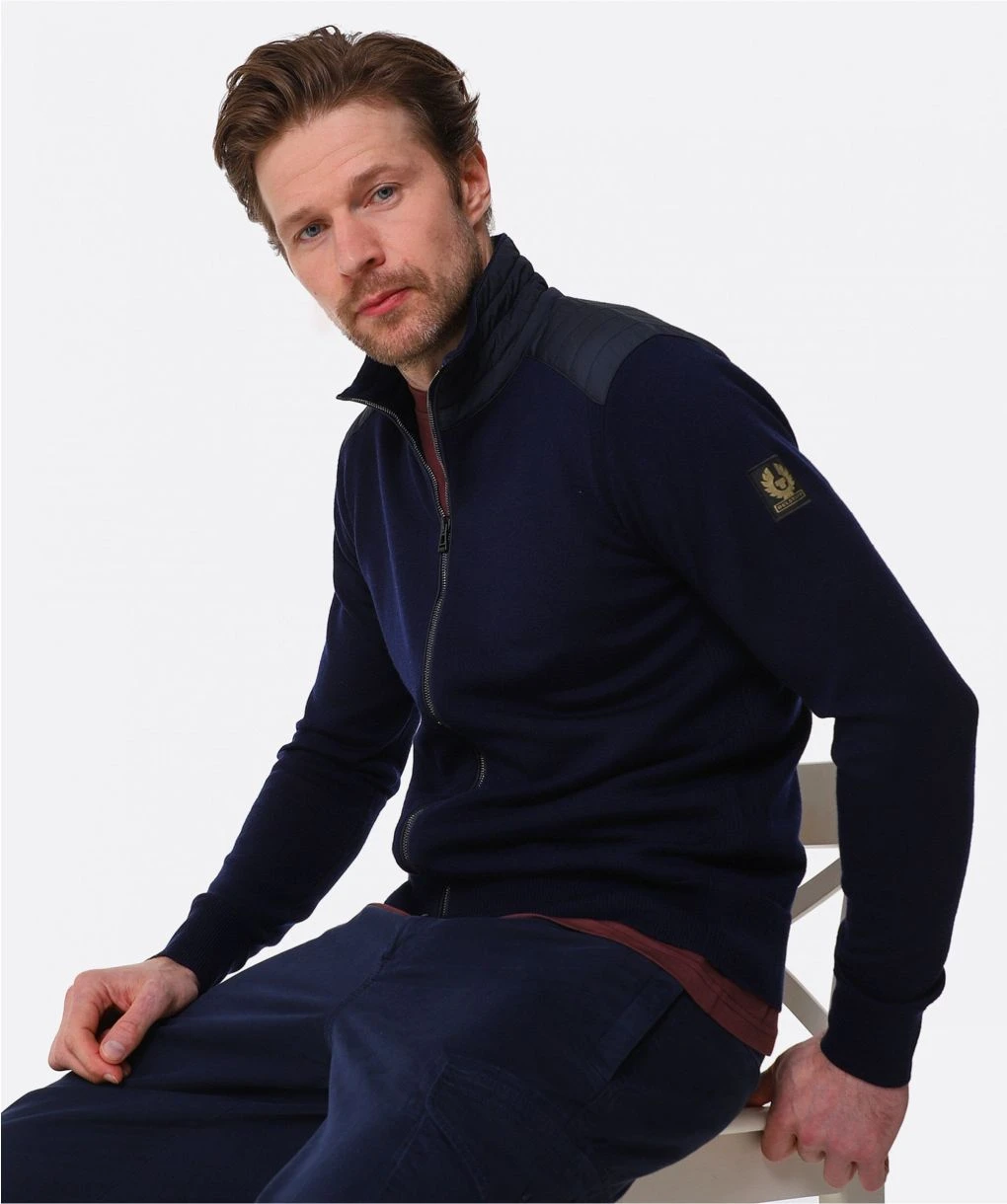 BELSTAFF Merino Wool Kelby Zip Cardigan 4 BELSTAFF Merino Wool Kelby Zip Cardigan - Image 2