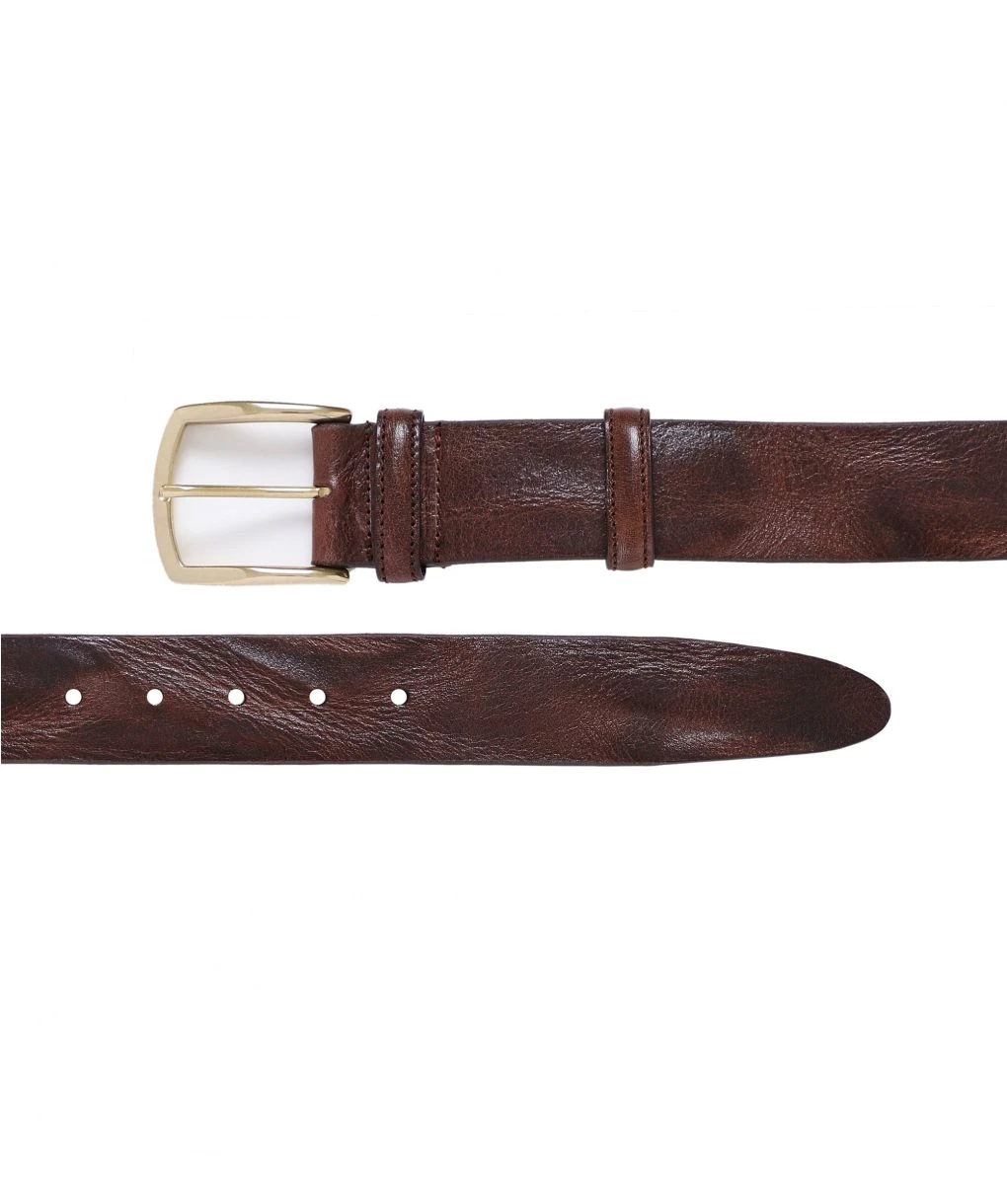 Leather Jeans Belt 4cm 5 Leather Jeans Belt 4cm - Image 3