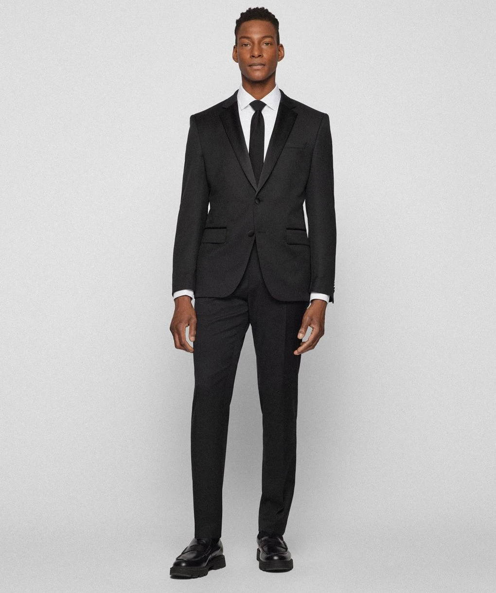 Boss Slim Fit H-Genius Tuxedo Trousers 6 Boss Slim Fit H-Genius Tuxedo Trousers - Image 4