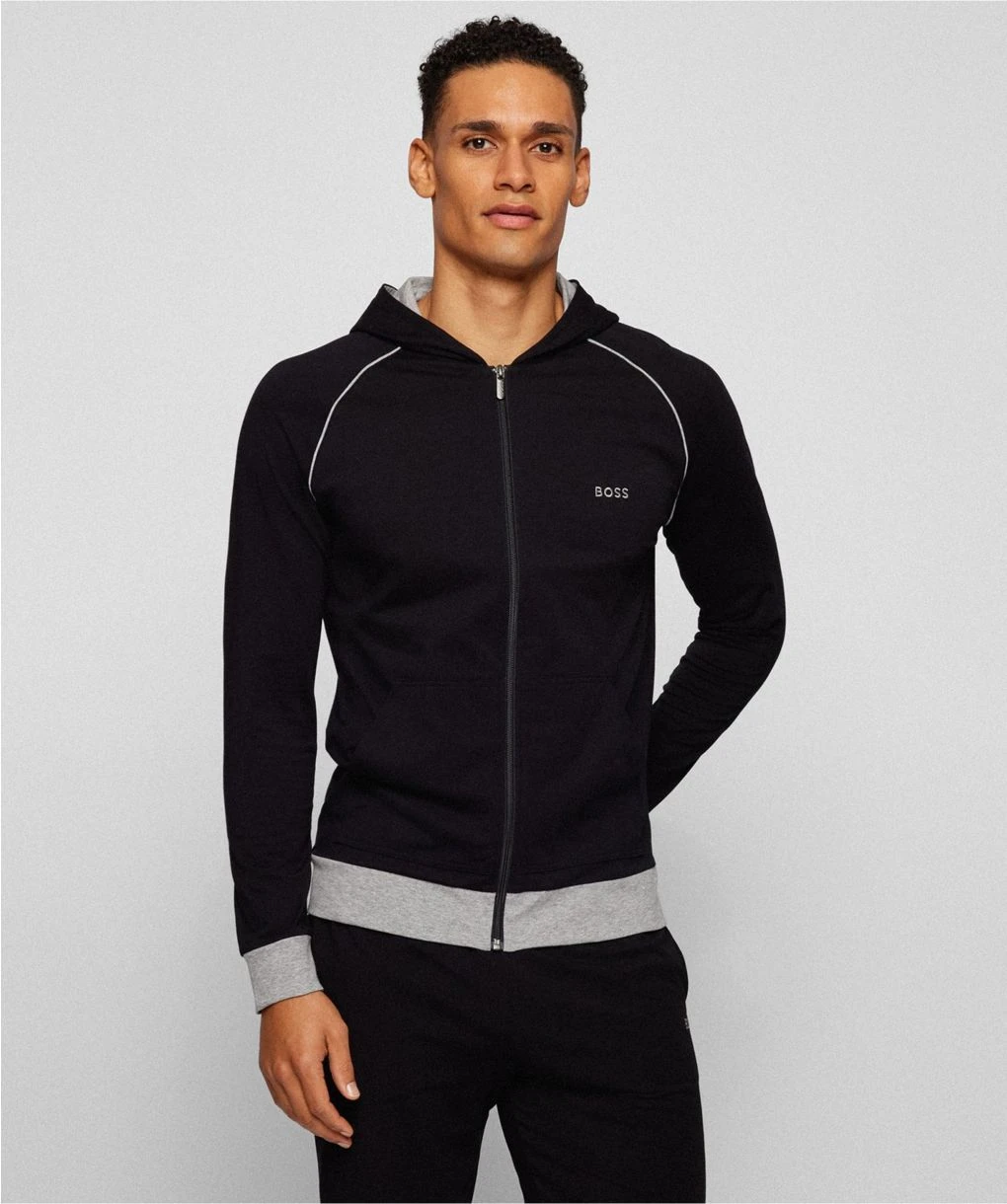 Boss Stretch Cotton Lounge Hoodie 4 Boss Stretch Cotton Lounge Hoodie - Image 2