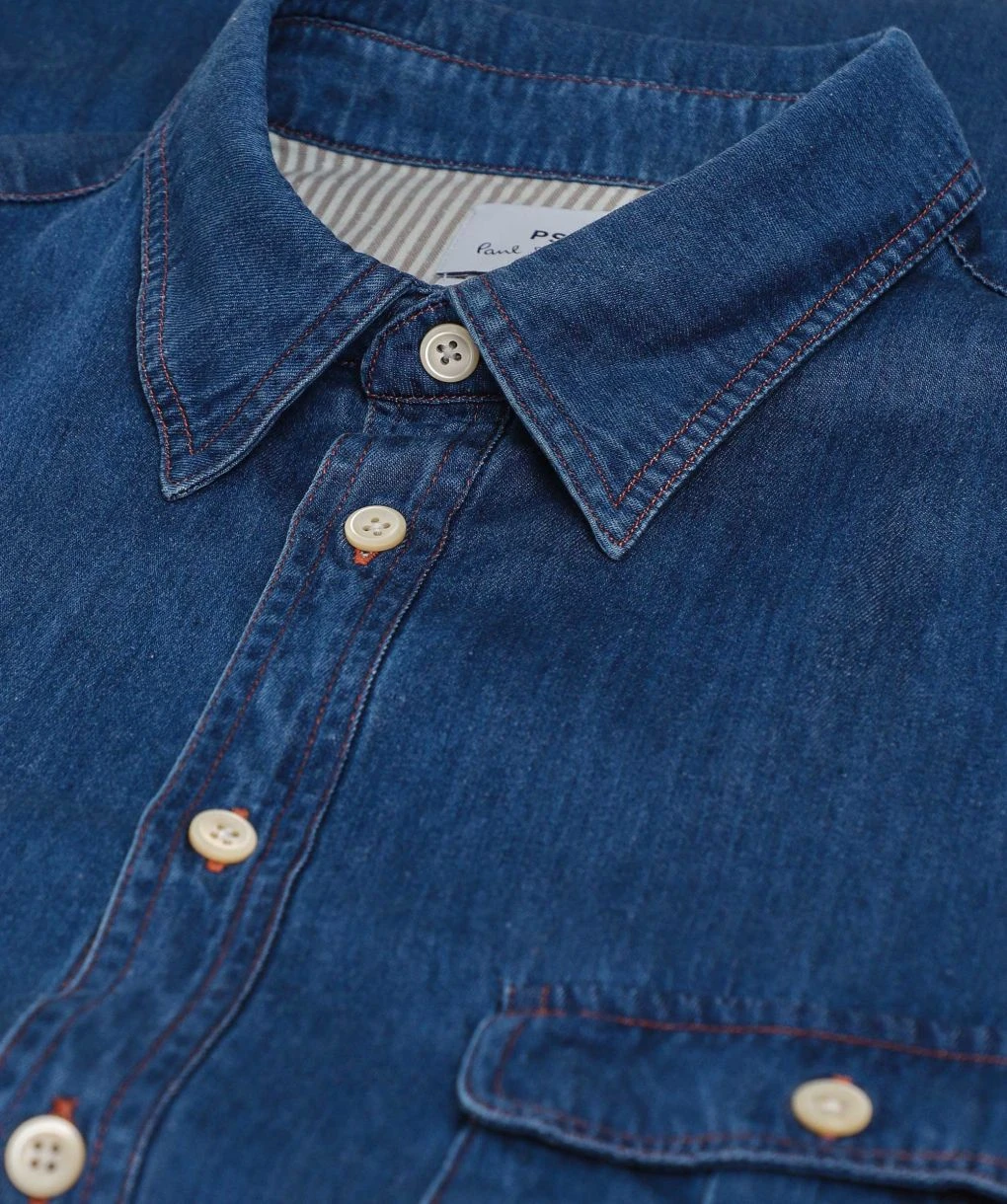 PAUL SMITH Casual Fit Denim Shirt 6 PAUL SMITH Casual Fit Denim Shirt - Image 4