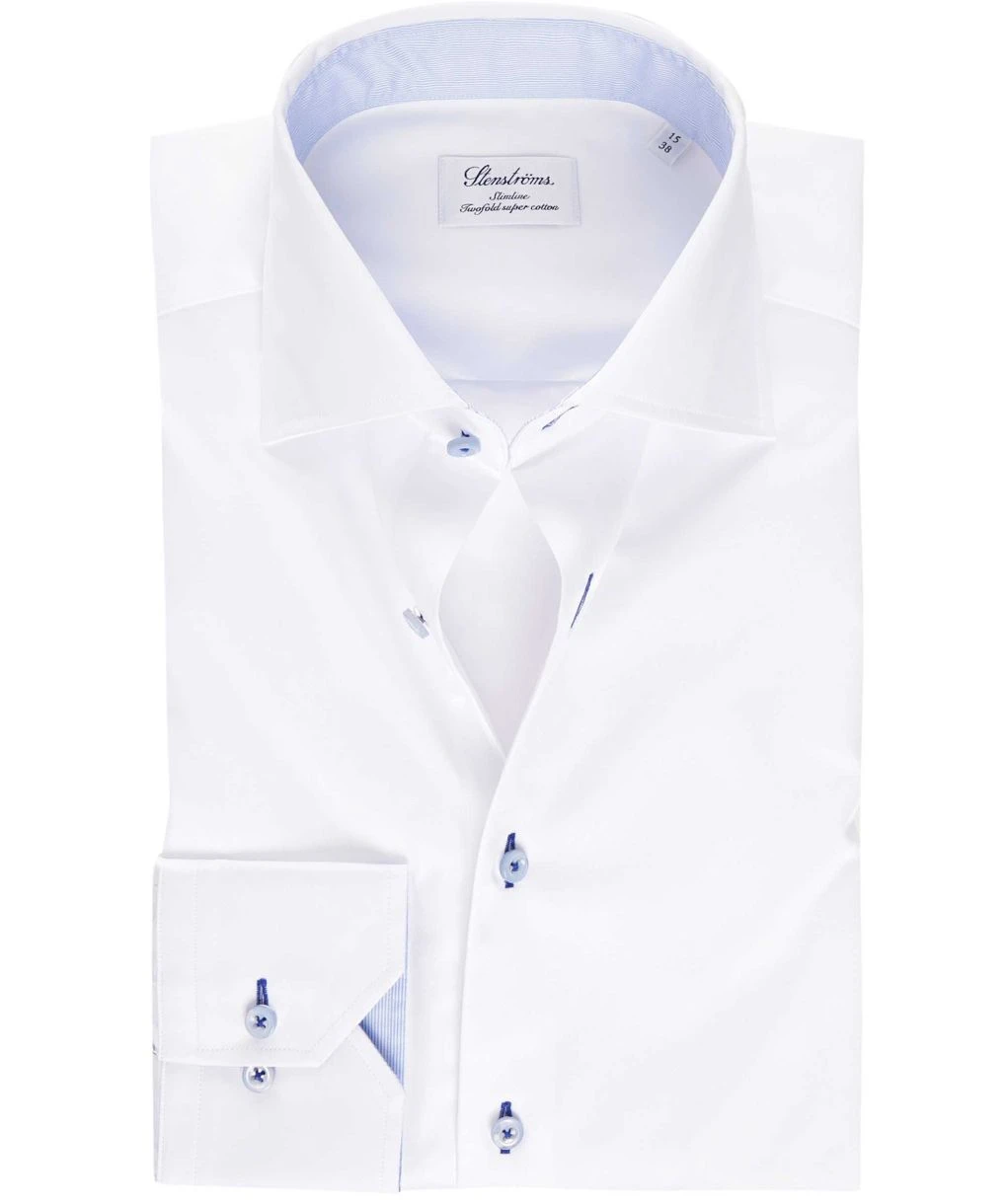 Slimline Stripe Trim Shirt 3 Slimline Stripe Trim Shirt