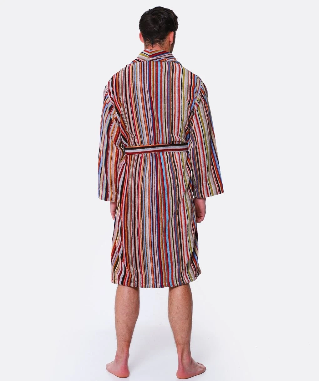 PAUL SMITH Cotton Towelling Signature Stripe Robe 5 PAUL SMITH Cotton Towelling Signature Stripe Robe - Image 3