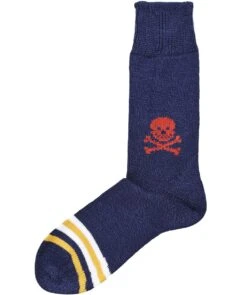 Cotton Skull & Crossbones Socks