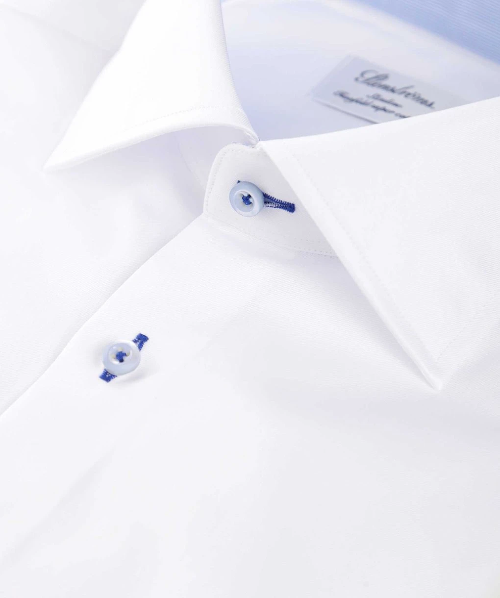 Slimline Stripe Trim Shirt 4 Slimline Stripe Trim Shirt - Image 2