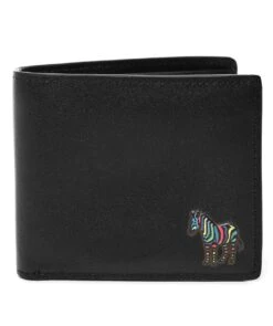 PAUL SMITH Leather Zebra Coin Wallet