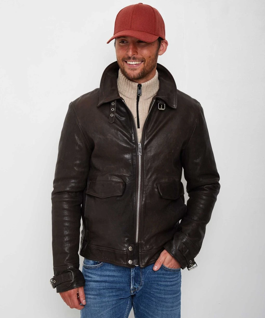 Leather Biker Jacket 5 Leather Biker Jacket - Image 3