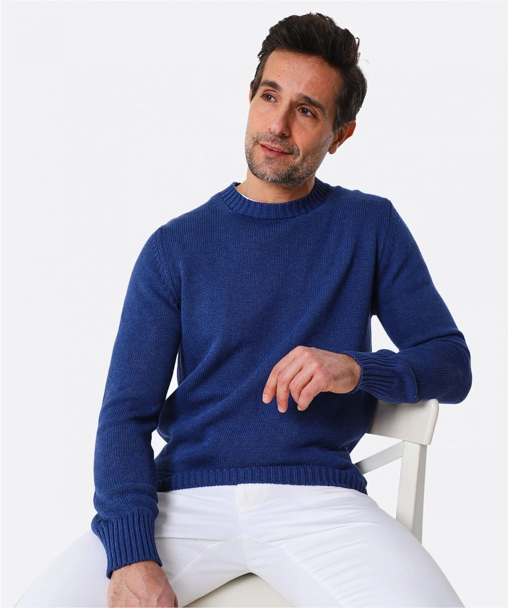 Cotton Crew Neck Brody Jumper 4 Cotton Crew Neck Brody Jumper - Image 2