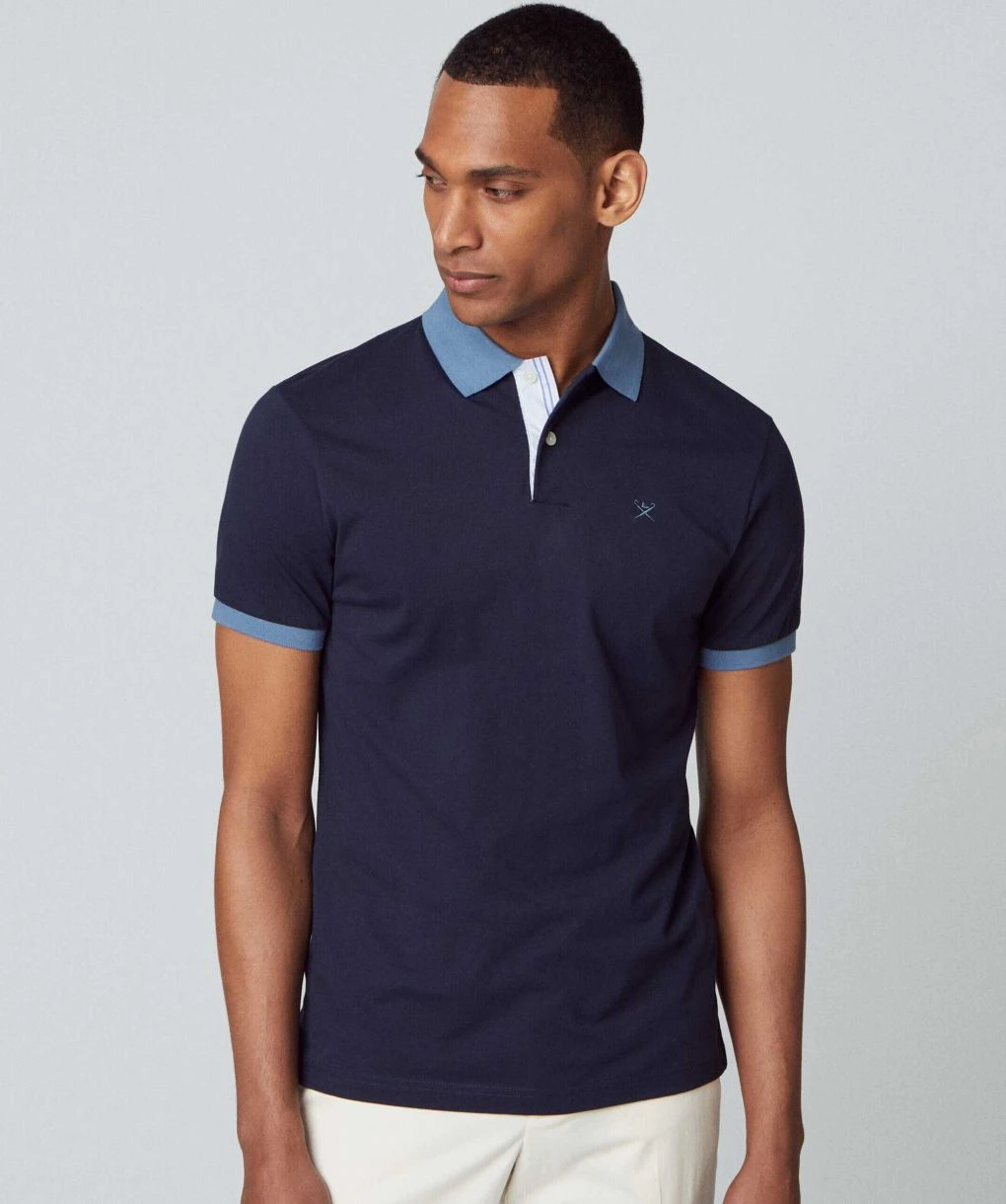 Hackett Selvedge Placket Polo Shirt 4 Hackett Selvedge Placket Polo Shirt - Image 2