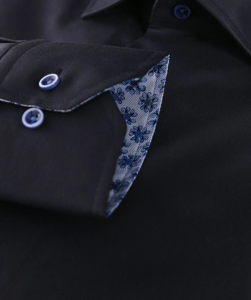 Slimline Floral Trim Shirt 5 Slimline Floral Trim Shirt - Image 3