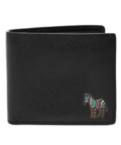 PAUL SMITH Leather Zebra Billfold Wallet