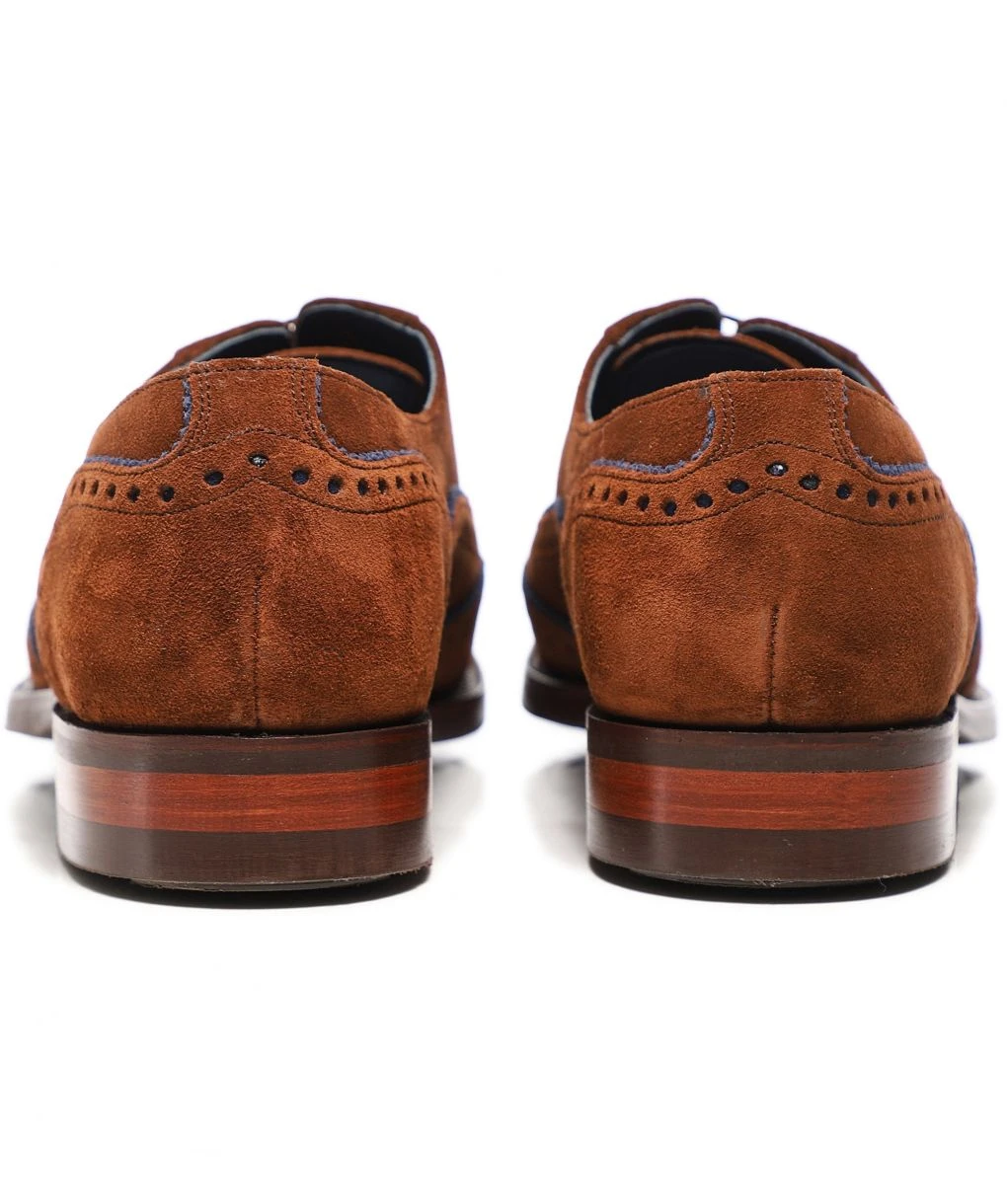 Suede Spencer Oxford Brogues 6 Suede Spencer Oxford Brogues - Image 4