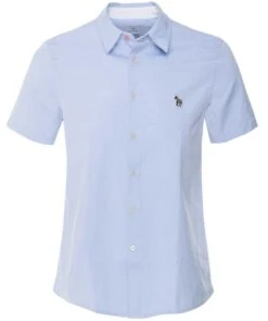 PAUL SMITH Short Sleeve Zebra Shirt
