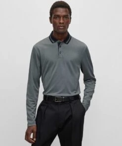 Boss Long Sleeve Pleins 23 Polo Shirt -Menswear Specialty Store BLqVrFnGD1tmFofKeGNw7T0jmC6mbGvVBIetVeXn