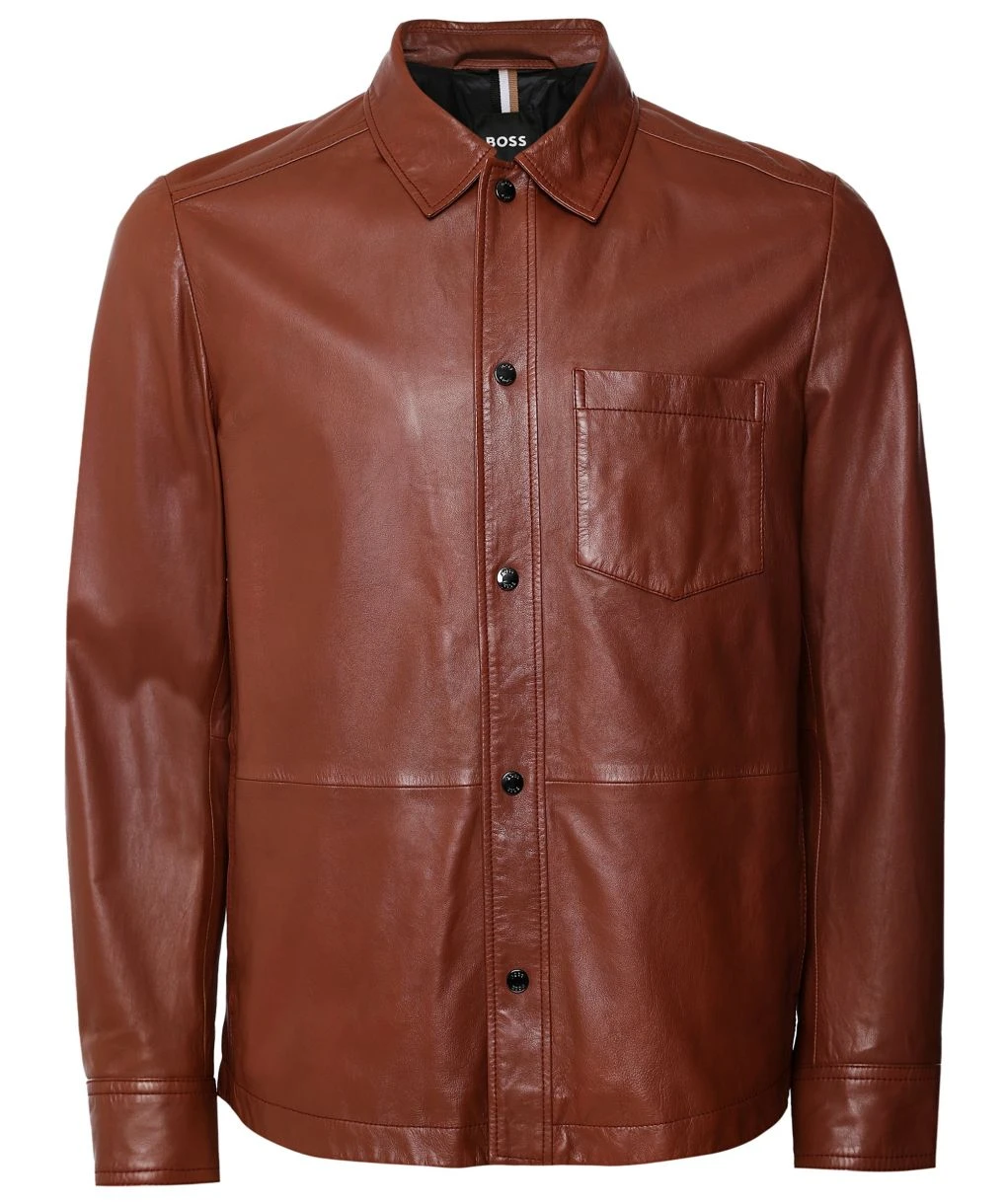 Boss Leather MyShirt Overshirt 3 Boss Leather MyShirt Overshirt