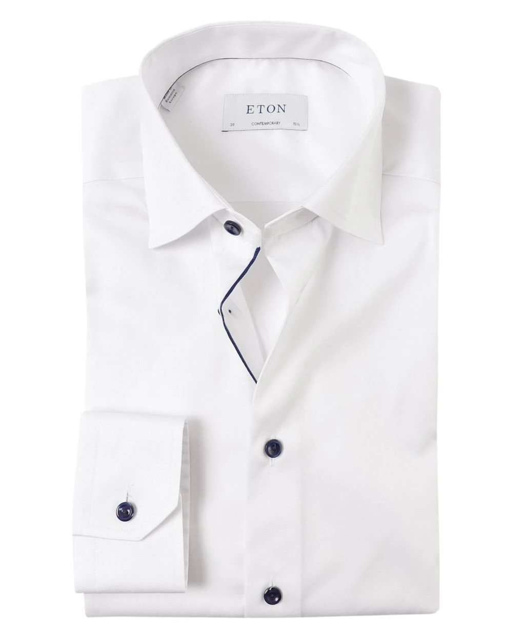ETON Contemporary Fit Twill Shirt 3 ETON Contemporary Fit Twill Shirt