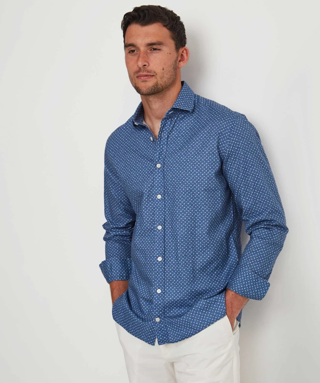 Hackett Slim Fit Floral Shirt 4 Hackett Slim Fit Floral Shirt - Image 2