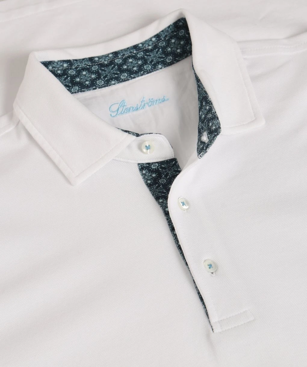 Floral Trim Polo Shirt 4 Floral Trim Polo Shirt - Image 2