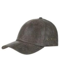 Stetson Leather Baseball Cap