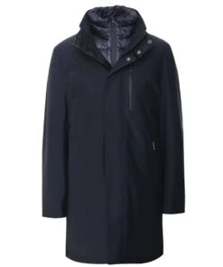 Bib Insert Down Coat