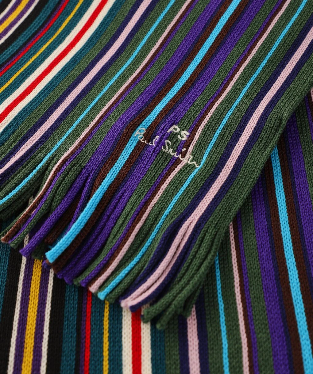 PAUL SMITH Merino Spectrum Stripe Scarf 4 PAUL SMITH Merino Spectrum Stripe Scarf - Image 2