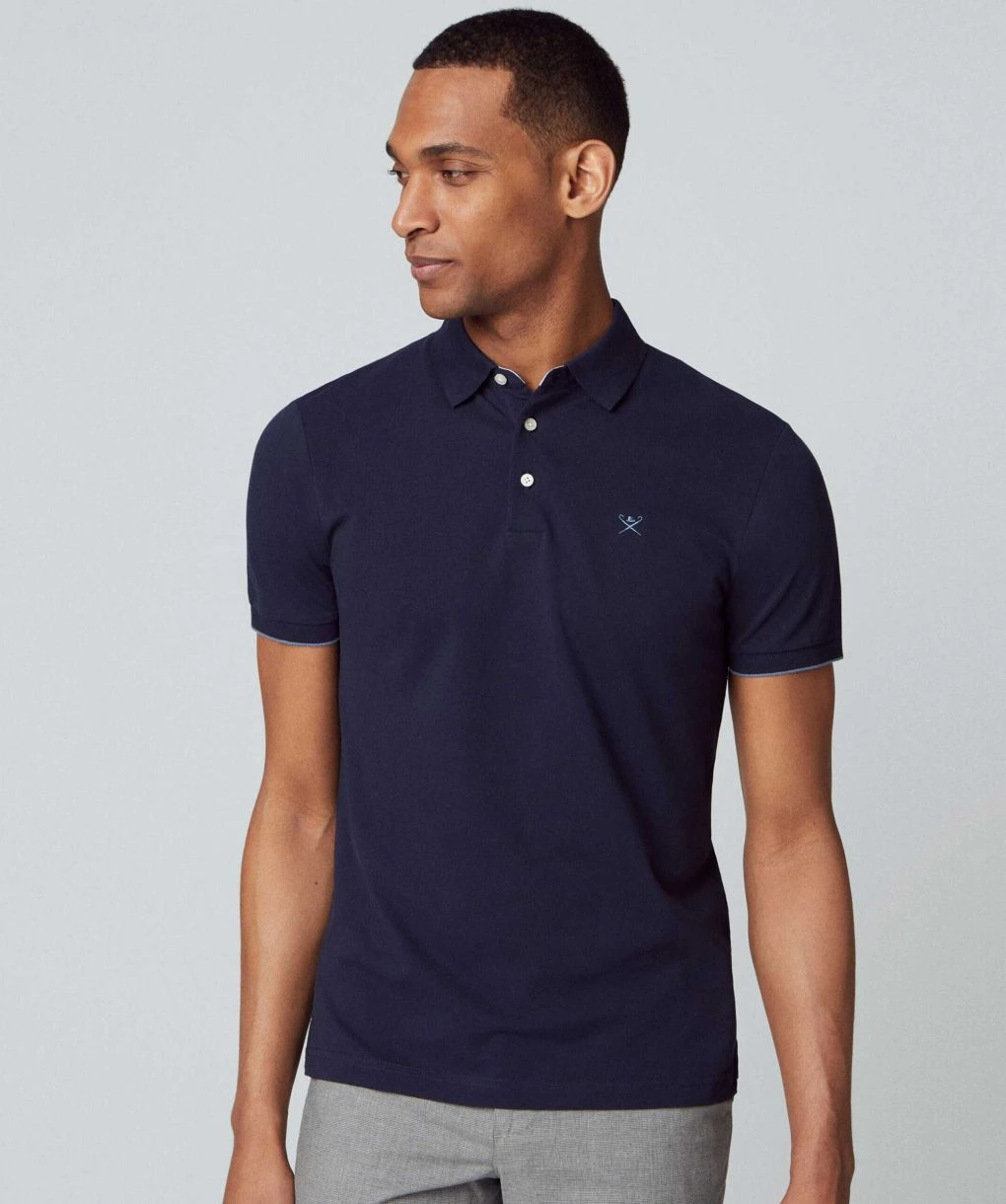 Hackett Stripe Trim Polo Shirt 5 Hackett Stripe Trim Polo Shirt - Image 3