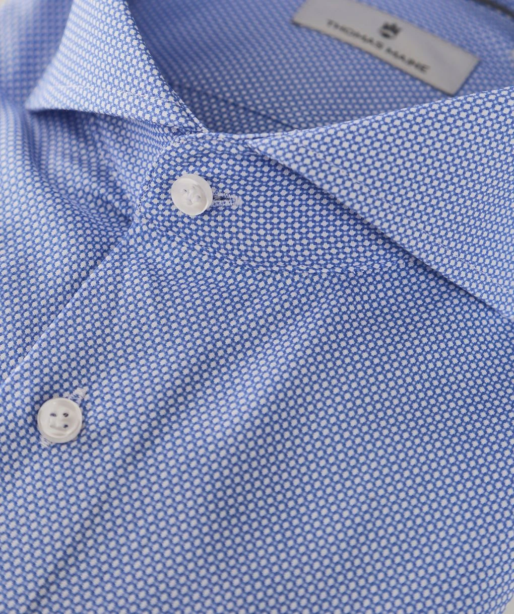 Tailored Fit Micro Pattern Bari Shirt 4 Tailored Fit Micro Pattern Bari Shirt - Image 2