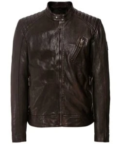 BELSTAFF Leather V Racer Jacket