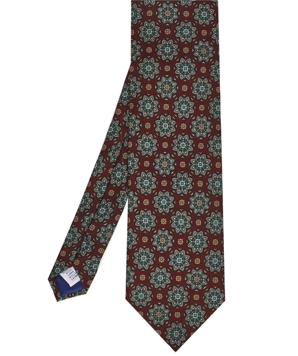 Wool Floral Tie 3 Wool Floral Tie