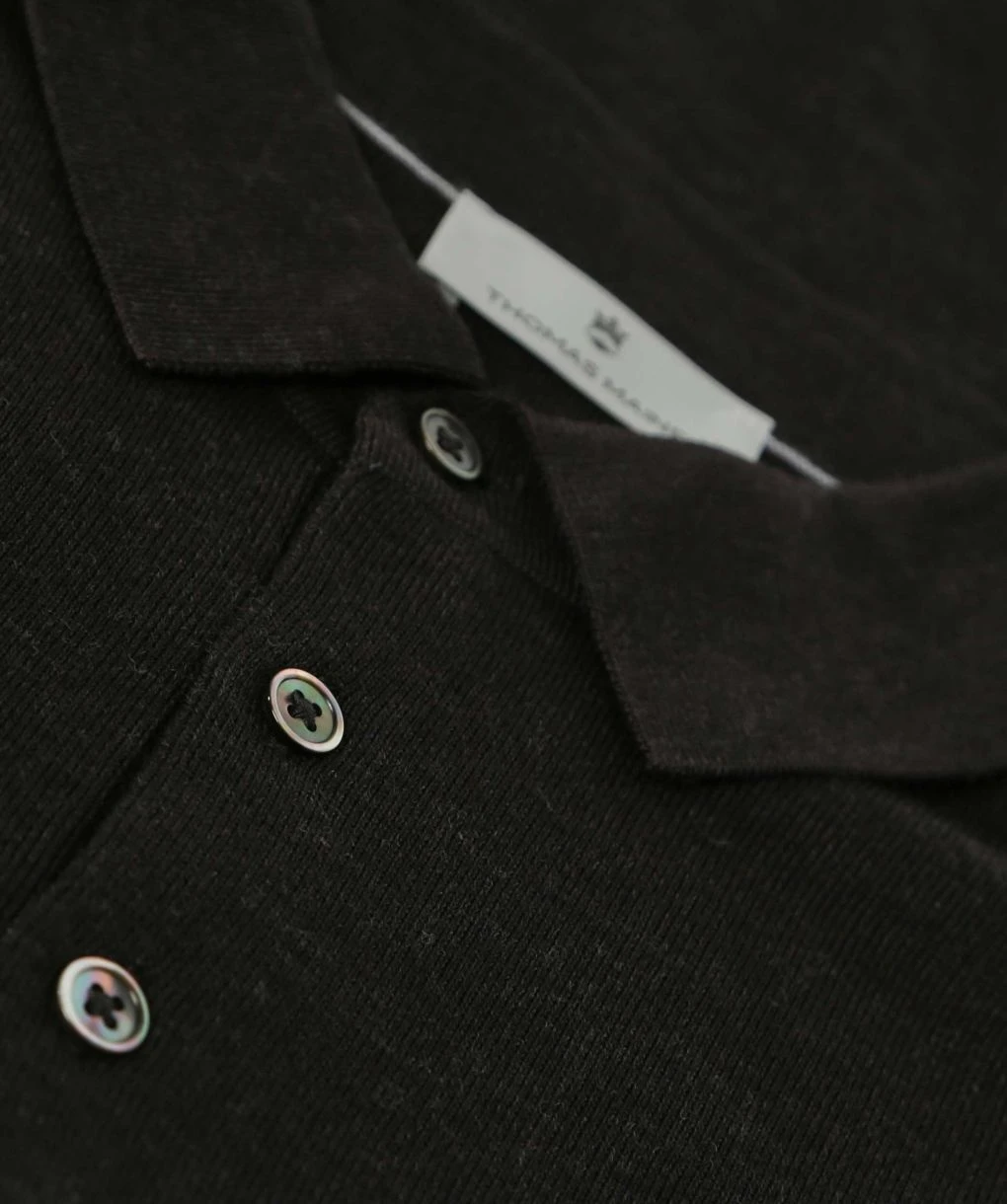 Merino Long Sleeve Polo Shirt 4 Merino Long Sleeve Polo Shirt - Image 2