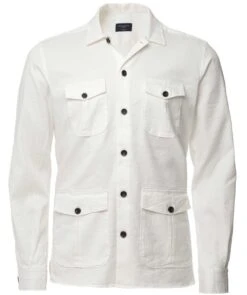 Hackett Linen Denim Overshirt