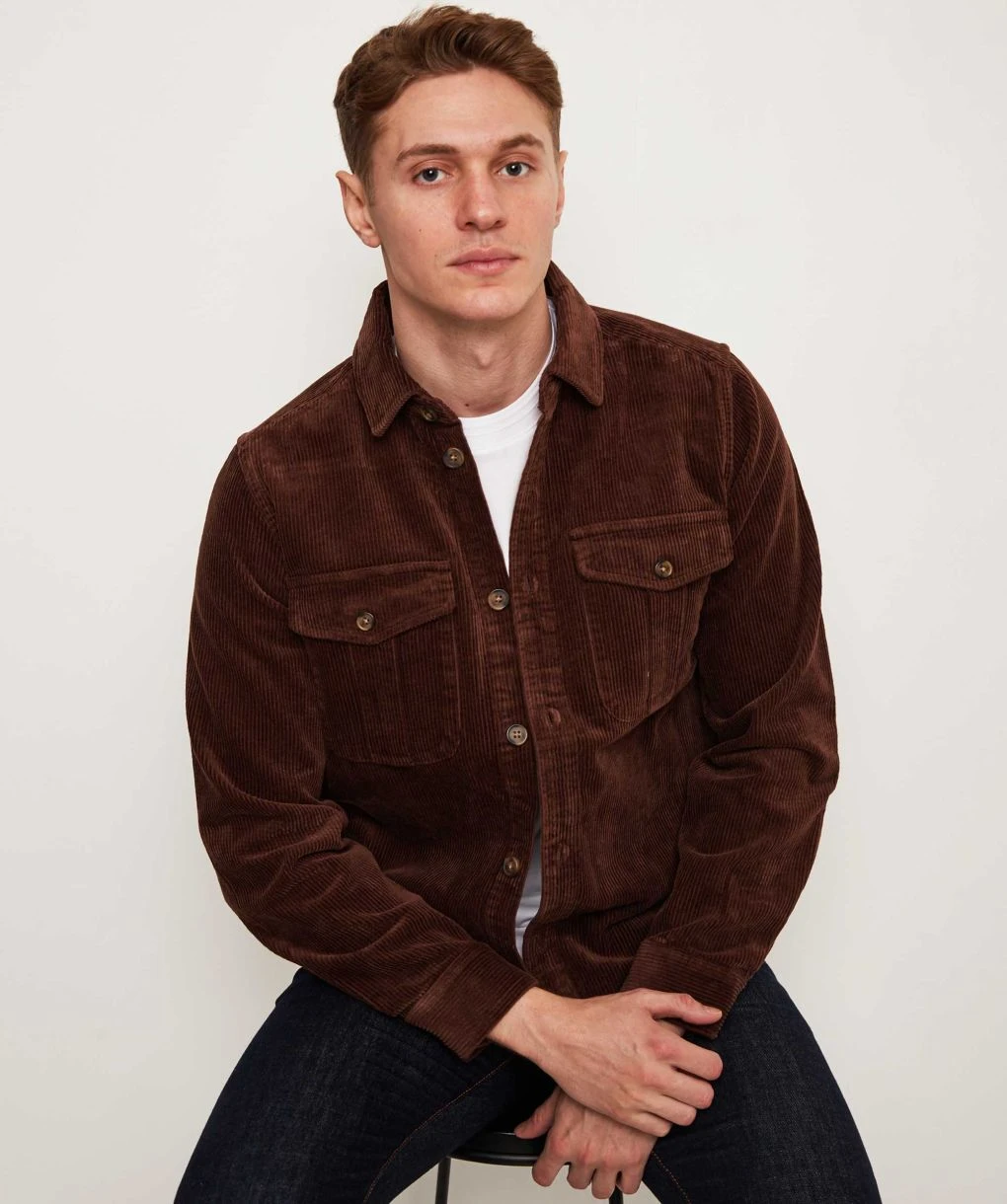 Les Deux Heavy Cord Kody Overshirt 4 Les Deux Heavy Cord Kody Overshirt - Image 2