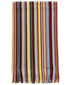 PAUL SMITH Wool Signature Stripe Scarf
