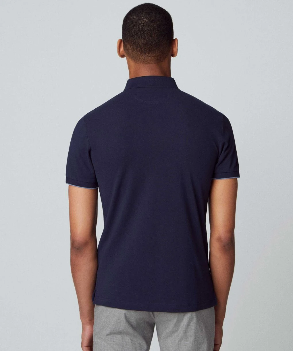 Hackett Stripe Trim Polo Shirt 6 Hackett Stripe Trim Polo Shirt - Image 4