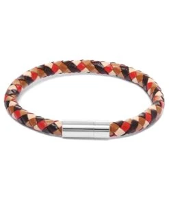 PAUL SMITH Leather Plait Bracelet