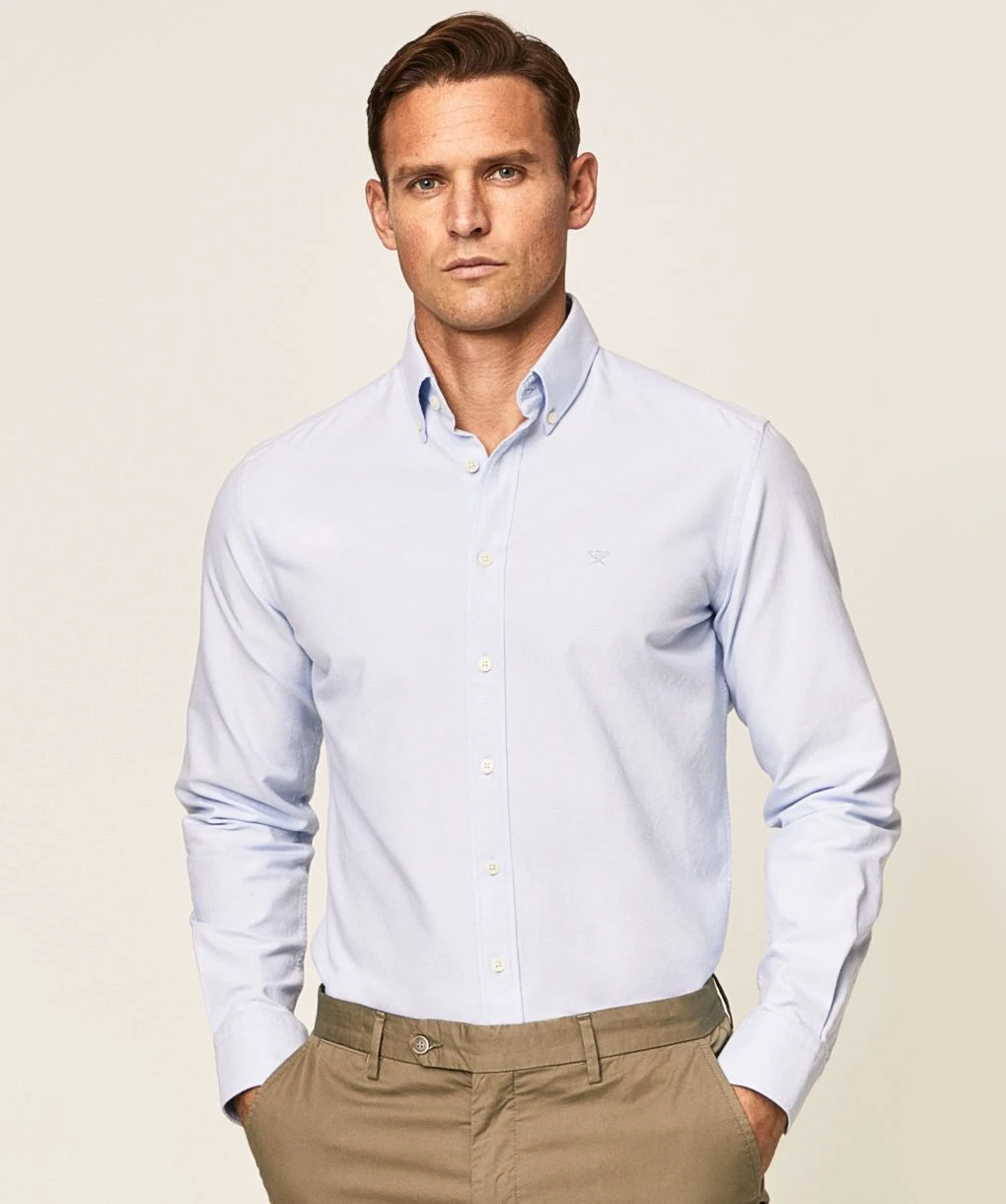 Hackett Slim Fit Washed Oxford Shirt 4 Hackett Slim Fit Washed Oxford Shirt - Image 2