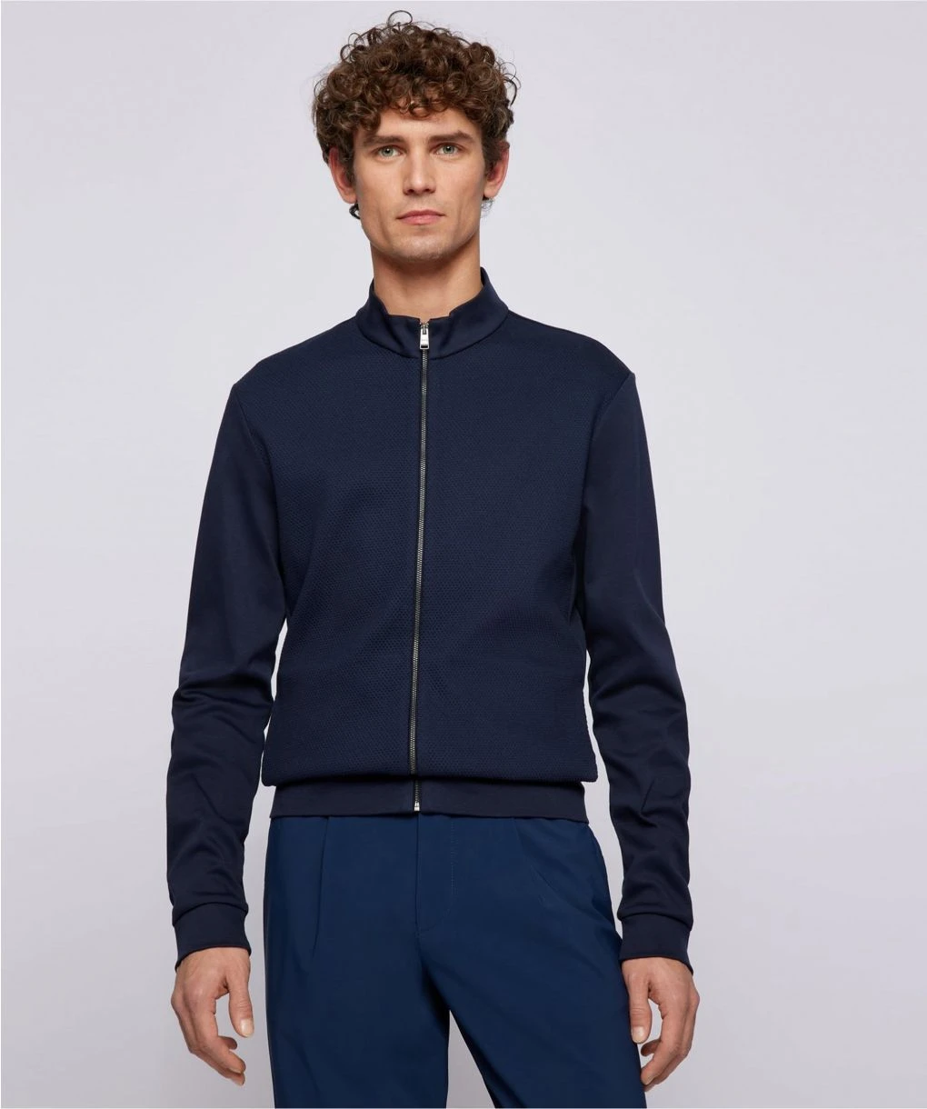 Boss Zip-Through Skiles 43 Sweatshirt 4 Boss Zip-Through Skiles 43 Sweatshirt - Image 2