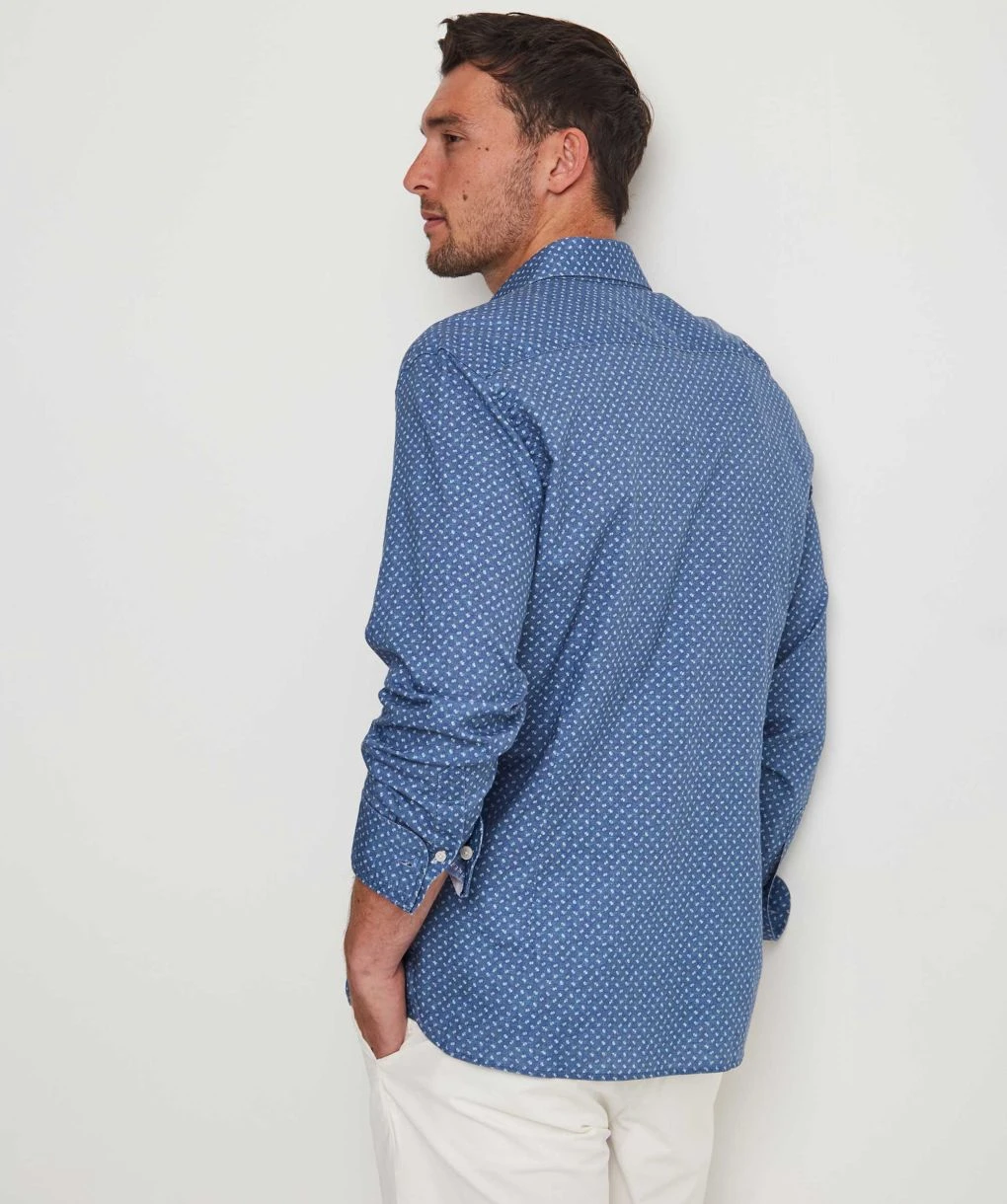 Hackett Slim Fit Floral Shirt 5 Hackett Slim Fit Floral Shirt - Image 3