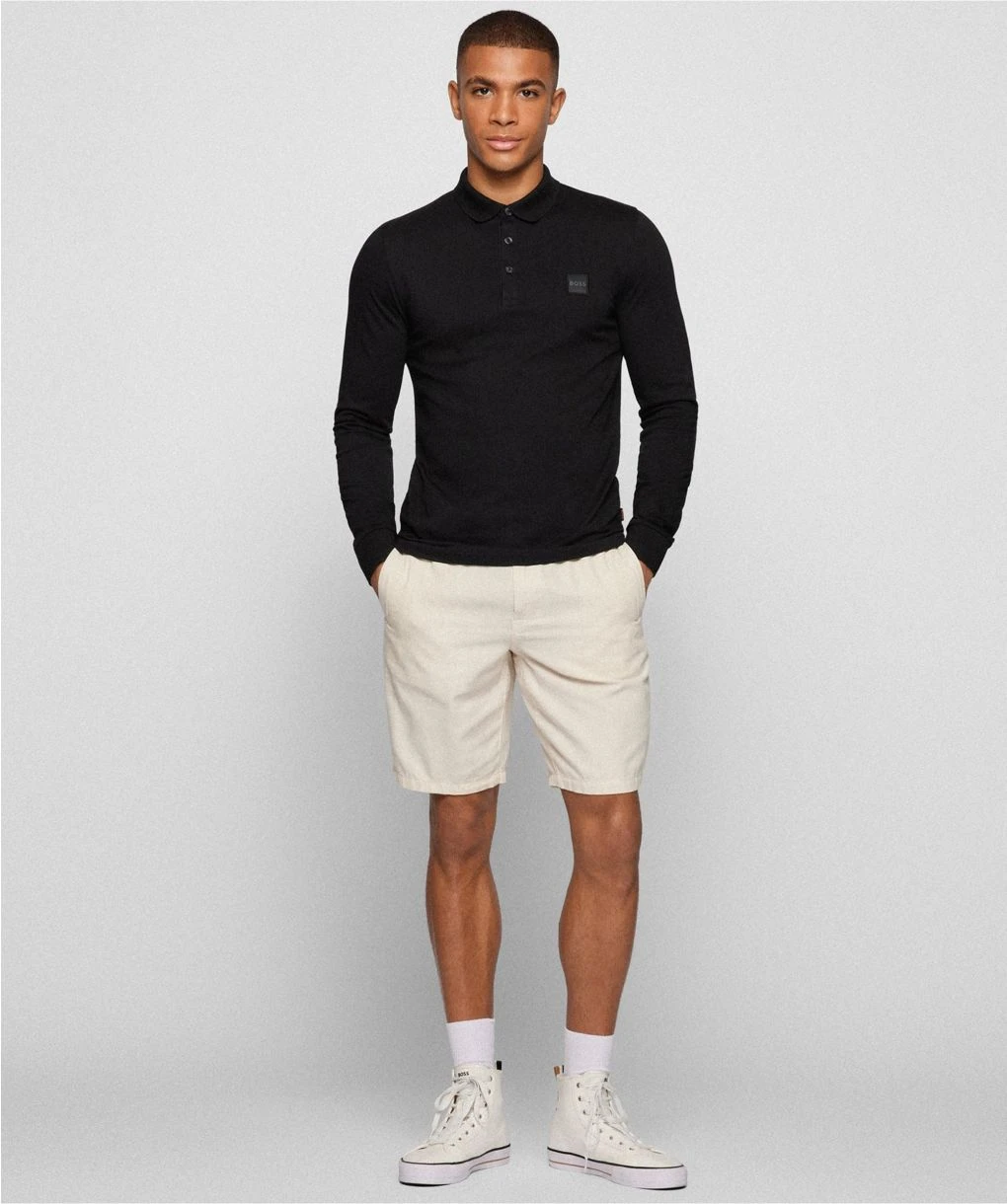 Boss Slim Fit Long Sleeve Passerby Polo Shirt 6 Boss Slim Fit Long Sleeve Passerby Polo Shirt - Image 4