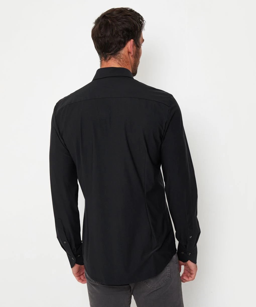 Slimline Stretch Jersey Shirt 5 Slimline Stretch Jersey Shirt - Image 3