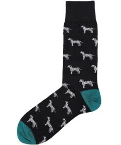 Cotton Blend Dalmatian Socks