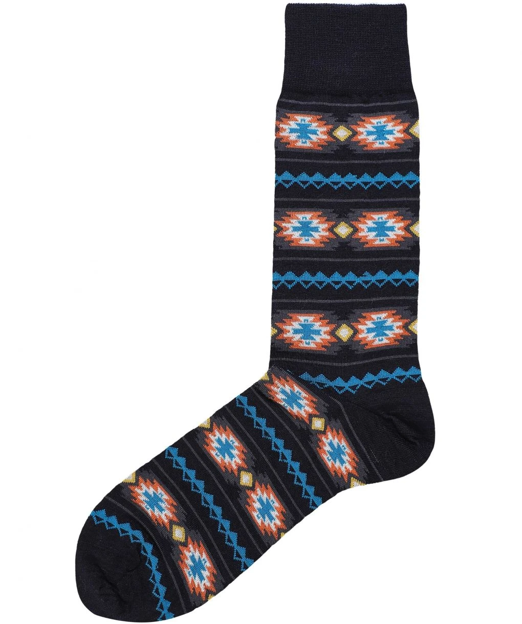 Wool Blend Aztec Socks 3 Wool Blend Aztec Socks