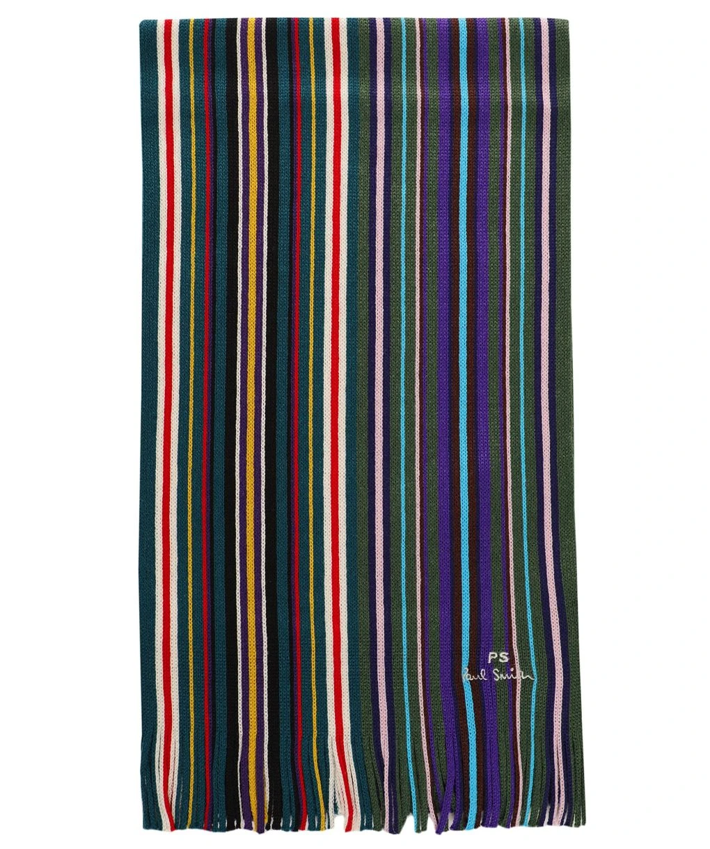 PAUL SMITH Merino Spectrum Stripe Scarf 3 PAUL SMITH Merino Spectrum Stripe Scarf