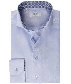 ETON Slim Fit Textured Shirt
